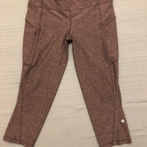 Grey lululemon leggings size 12